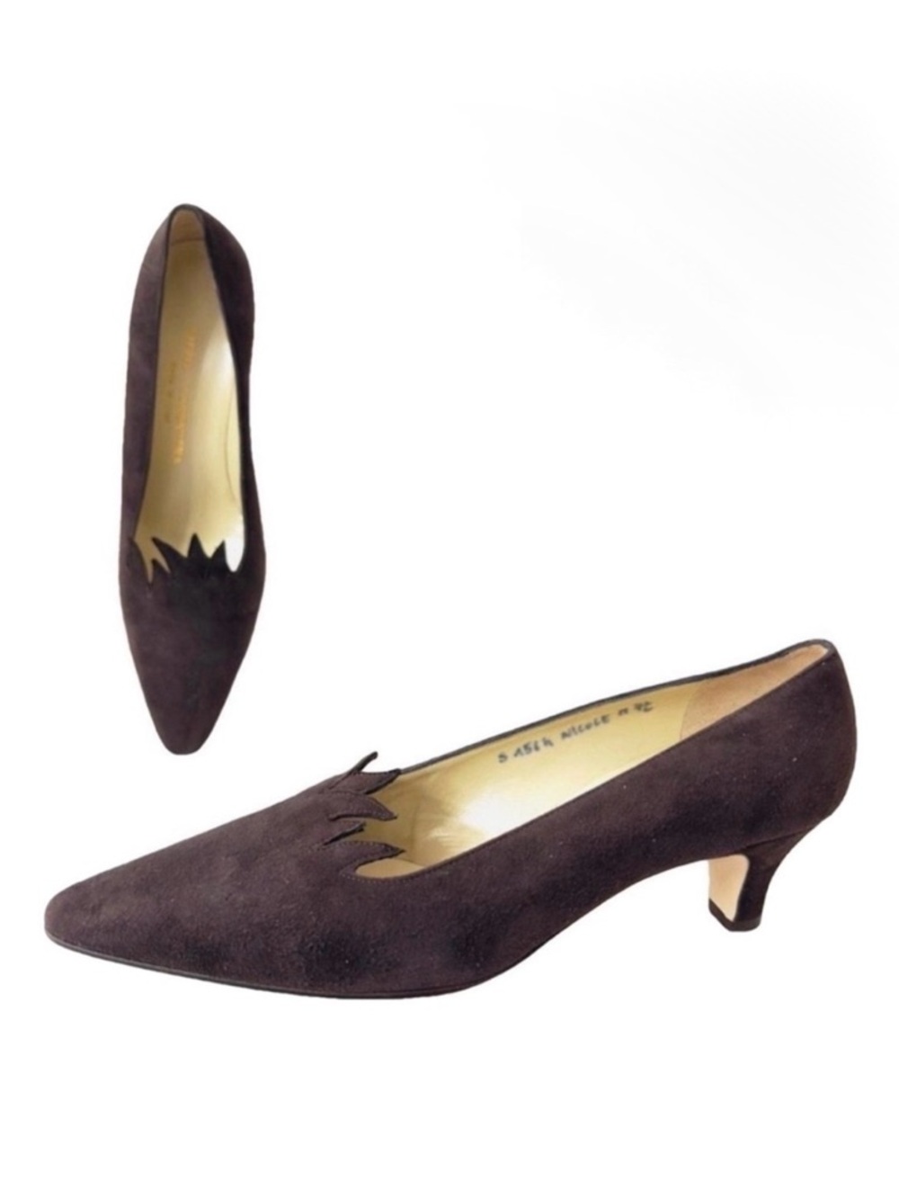 Silvia Fiorentina Flame Nicole Vintage Suede Pumps
